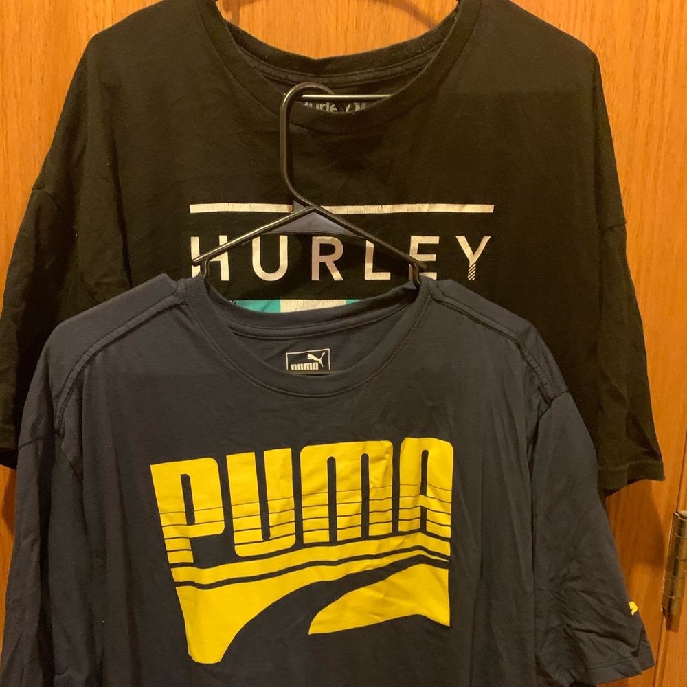 🔥Sale Men’s Bundle of Puma and Hurley T-shirts